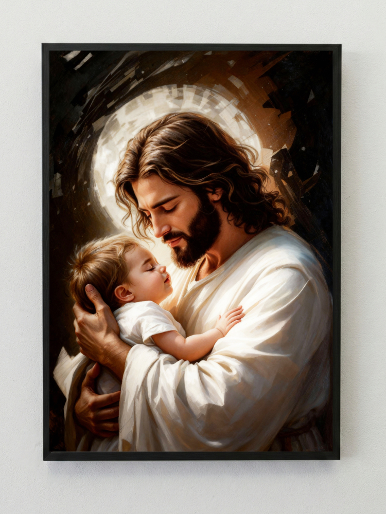Jesus Holding Child Digital Download