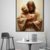 Jesus Hugging Woman Digital Art2 The Best Jesus Hugging Woman Digital Art | 30x40 High Quality PDF